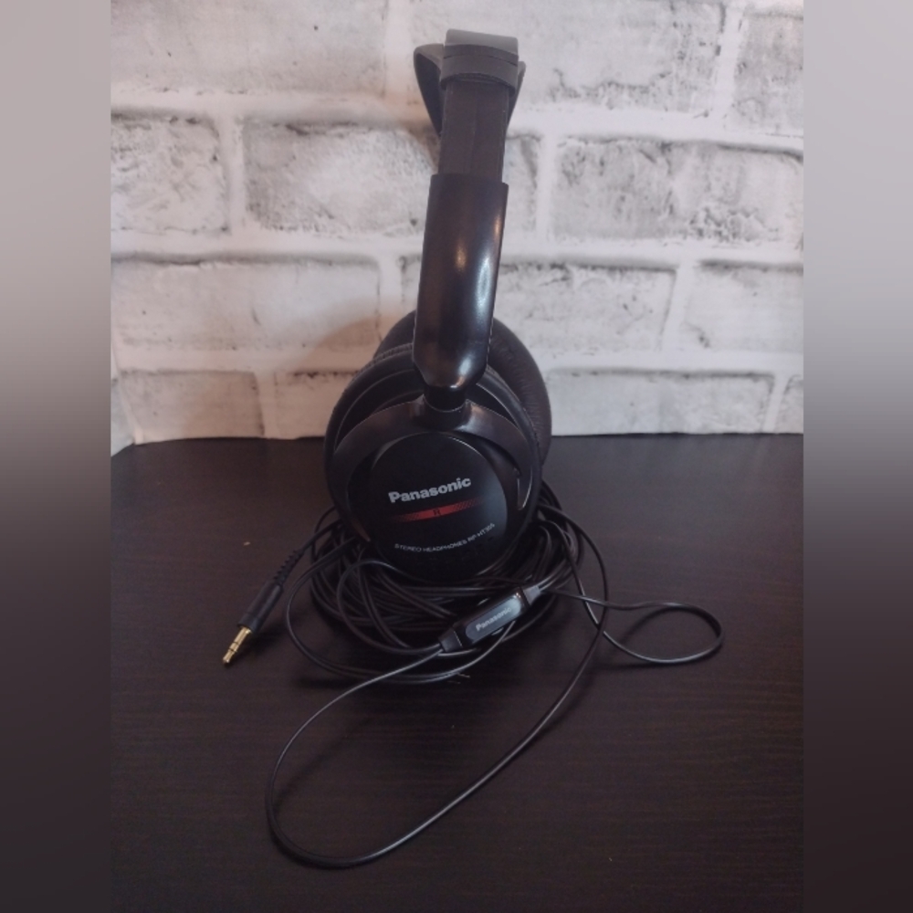 Vintage Panasonic RP-HT355 Stereo Headphones Tested Works Great